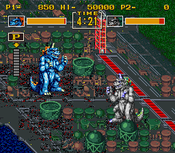 King of the Monsters (USA) In game screenshot